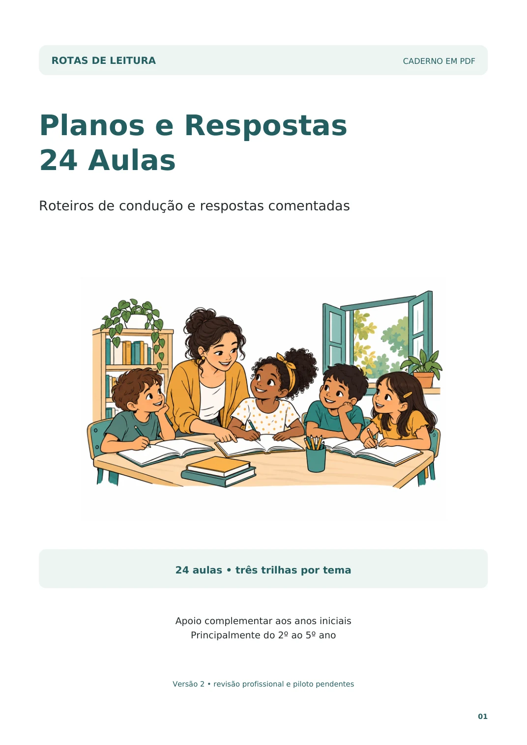 Capa real de Planos e Respostas — 24 Aulas